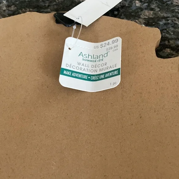 ASHLAND LOST AT LAST WALL DECOR NWT - Picture 6 of 6